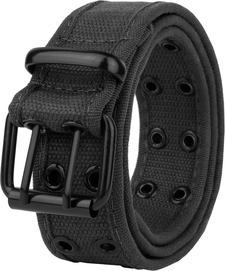 Canvas Double Grommet Hole Belt 12 Colors