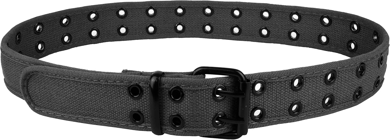 Canvas Double Grommet Hole Belt 12 Colors